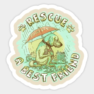 Rescue a Best Friend Sticker